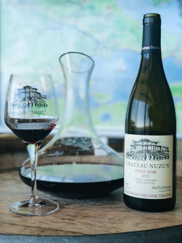 Chateau nuzun pinot noir red wine kırmızı şarap