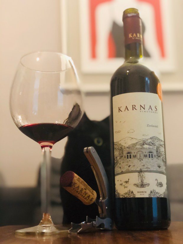 Karnas Zinfandel 2016 Bodrum Wine Turkey Şarap vin vino vinho wein cat meyzen