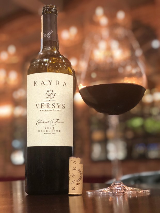 kayra versvs versus cabernet franc dedeçeşme 2013 turkish wine şarap